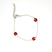 Tiana Joyas - Pulsera Con Chinitas De Plata 925