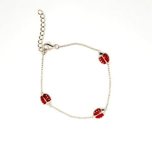 Tiana Joyas - Pulsera Con Chinitas De Plata 925