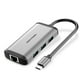 thumbnail image 1 of Adaptador Vention A Usb-c A Usb 3.0 X 3 Hdmi/rj45/pd Negro, 1 of 1
