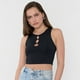 thumbnail image 3 of Peto Mujer Cut Out Frontal Sin Mangas Negro Corona, 3 of 5