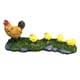 thumbnail image 2 of Bonitas Estatuas De Jardín En Miniatura, Escultura De Gallina Y Sus Bebés Para Decoración, 2 of 5