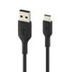 thumbnail image 2 of Cable USB-A a USB-C 1.0 Mt PVC Belkin Negro, 2 of 5