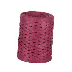 Bothyi - Cinta De Rafia Decorativa Para Envolver Regalos, Manualidades, Etiquetas Colgantes, Color Rojo