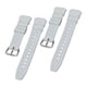 thumbnail image 1 of Correa De Reloj De Goma Correa De Reloj 18 Mm De Ancho Para W-735H F-108WH Sgw-400H Blanco Argent, 1 of 3