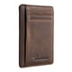 thumbnail image 1 of Cartera Travelambo Slim de piel con bloqueo RFID de 8 cm x 10 cm, 1 of 9