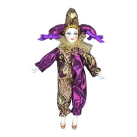 Bothyi - 8In Porcelana Triangel Muñeca Figura De Acción Oficina Artware Decoración Violeta