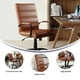 thumbnail image 4 of Silla de escritorio Flash Furniture Whitney con respaldo medio, cuero marrón, 4 of 8