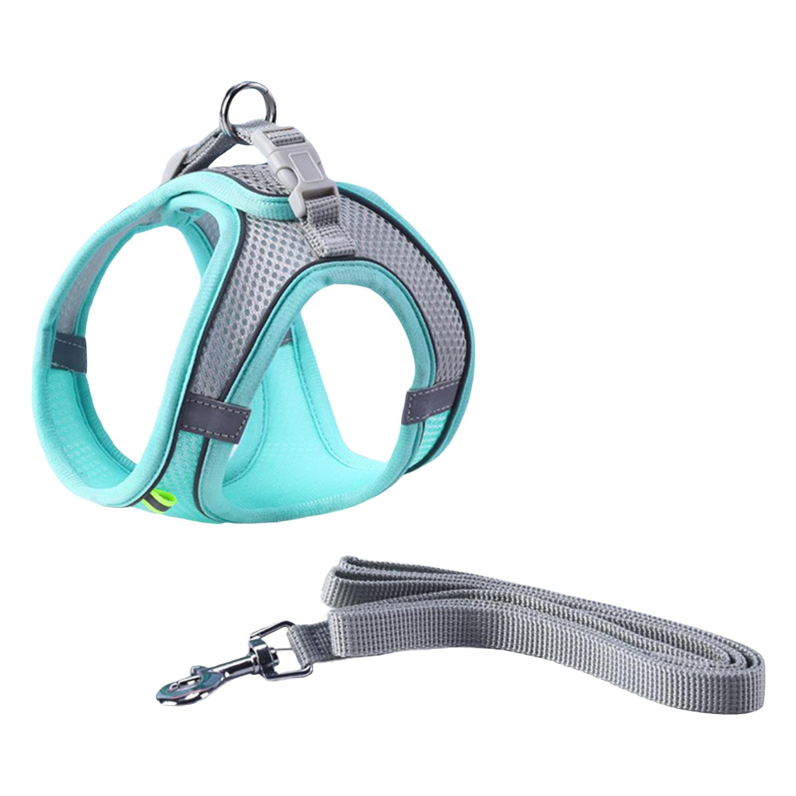 Magideal - Arnés Para Perros, Chaleco Reflectante Ajustable Sin Estrangulamiento Para Mascotas Con Accesorios De Correa, Entrenamiento De Control Suave Para , M Verde M