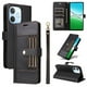 thumbnail image 1 of FOXDOCK Funda tipo Cartera para OPPO A5 Pro 4G/5G – Cubierta de Cuero PU con Múltiples Ranuras, Bolsillo para Efectivo y Correa de Muñeca, 1 of 6