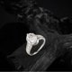 thumbnail image 2 of Anillo de Moissanita de 7x10 Mm Anillos de Compromiso Ovalados para Mujer Color D Claridad VVS1 Anillos de Promesa de Diamante de Plata Esterlina 925 para Ella Talla 5-9, 2 of 7