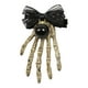 thumbnail image 3 of Accesorio De Disfraz De Horquilla Con Pinza Para El Pelo De Mano De Calavera Para Decoración De Fiesta Y Cosplay Negro, 3 of 3