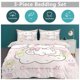 thumbnail image 2 of Cute Cinnamoroll Cartoon Duvet Cover Set Bedding Set 1 Duvet Cover And 2 Pillowcases 3D Cartoon Dog Printed Comfortable And Ultra Soft Bed Set Room Decor for Bedroom, 2 of 5
