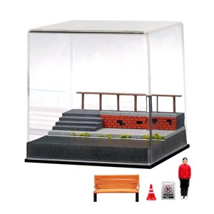 Bothyi - Vitrina Para Maquetas De Coches A Escala 1/64, Ideal Para Decorar Figuras De Acción Y Coches De Juguete.