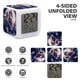 thumbnail image 3 of Kochou Shinobu theme 7 colors Alarm Clock Digital LED Alarm Clock Gifts for kids friends family, 3 of 6