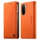thumbnail image 1 of Funda Billetera de Cuero para [Xiaomi Redmi A7 Pro], Bloqueo RFID, Tarjetas y Soporte Naranja, 1 of 5