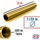 thumbnail image 4 of Tubo Redondo de Latón K&S Precision Metals 5,6 mm x 0,74 mm x 30 cm, 4 of 5