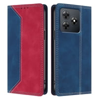 Funda Foxdock Para Blackview Wave 8 De Cuero Premium Bicolor Con Ranuras Rfid, Carcasa Tipo Billetera Antigolpes Y Soporte Plegable