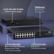 thumbnail image 3 of Switch Ethernet YuanLey YS25-1600 de 16 puertos 2.5G sin ventilador, 3 of 7