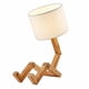 thumbnail image 2 of Lámpara De Mesa Ajustable Escritorio Moderno Luces De Noche Pantalla De Tela Amarillo, 2 of 5