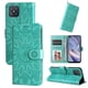 thumbnail image 1 of Funda tipo cartera FOXDOCK para OPPO A92s , diseño girasol en relieve, cuero PU, cierre magnético, soporte y tarjetero, 1 of 5