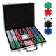 thumbnail image 1 of Juego de fichas de póquer Comie 500 piezas con caja de aluminio de 11,5 g para Gamble, 1 of 7