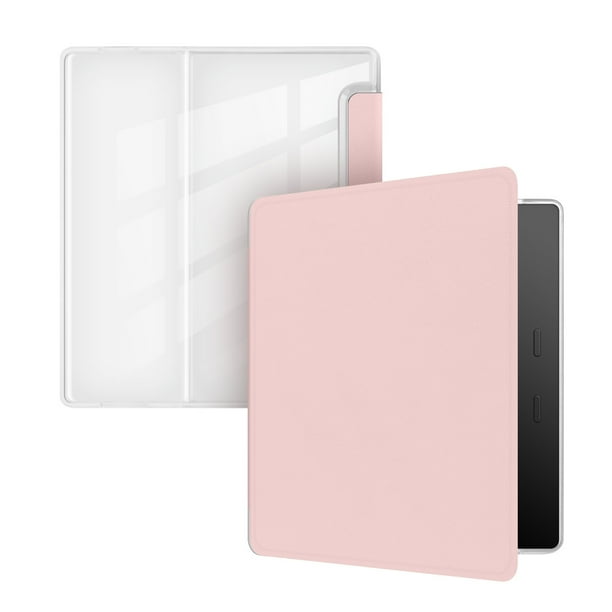 GANGXUN Funda Rosa Compatible con Kindle Oasis2017/2019 – Acrílica, Resistente a Salpicaduras, Modo Reposo Inteligente