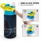 thumbnail image 4 of Secret Level Botella de Agua con Tapa Pop Top de Un Toque, Acero Inoxidable, a Prueba de Fugas, para Deportes, Botella Infantil azul 12 oz, 4 of 6