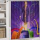 thumbnail image 5 of Willy Wonka-theme 4-Piece Shower Curtain Set with Rugs, Waterproof Bathroom Decor Set Includes Bath Mat, U-Shaped Rug, Toilet Lid Cover and Curtain with Hooks, 5 of 6