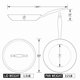 thumbnail image 3 of Sartén Heritage Steel de 27 cm con Tapa – 5 Capas, 3 of 6