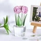 thumbnail image 5 of Cifras De Flores De Vidrio, Diseño De Tulipanes, Decoración De Vidrio, Adornos De Tulipán, Regalos Para Mujeres En Aniversario, Boda, Navidad, San Valentín, Día De La Madre, 5 of 6