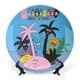 thumbnail image 1 of Barbapapá Plato decorativo de porcelana fina (bone china), plato decorativo de cerámica para hogar, oficina, soporte de pared, platos decorativos para dormitorio - 6 pulgadas (15 cm), 1 of 6