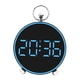 thumbnail image 3 of Reloj Despertador Digital Moderno Con Luz Ambiental Para Sala De Estar, Oficina, Mesita De Noche, Color Azul, 3 of 3