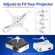 thumbnail image 4 of Soporte de proyector de techo VIVO MOUNT-VP01W para Normal/Mini, 4 of 7