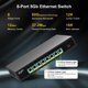 thumbnail image 2 of Conmutador de red NICGIGA 8 puertos 5 Gbps Plug & Play, 2 of 7