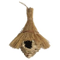 Ioensy - Casa De Paja Para Pájaros, Refugio Para Pájaros, Accesorios Para Mascotas, Jaula Para Pájaros Para Jardín