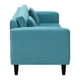thumbnail image 5 of Sofa New Retro 3C + 2 Pouf Felpa 00 Turquesa, 5 of 6