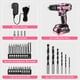 thumbnail image 2 of Set de Taladros Eléctricos Inalámbricos Dekopro 20 V Rosa, 2 of 3