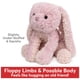 thumbnail image 2 of Peluche Cozys Collection Con Forma De Conejo Decoración Primaveral 25 Cm, 2 of 9