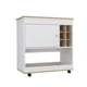 thumbnail image 2 of Mueble Bar Bajo Bi-Color 95x90x47 Cm Blanco Y Duna Con Ruedas, 2 of 3