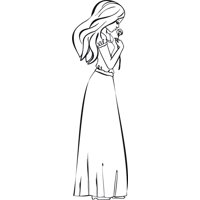 Rienda Libre Graphics - Decomural Rose Princess Fairytale Fantasy Ws-45797