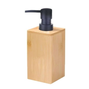 Oem - Dispensador Jabón Alcohol Gel Madera Cuadrado 400Ml