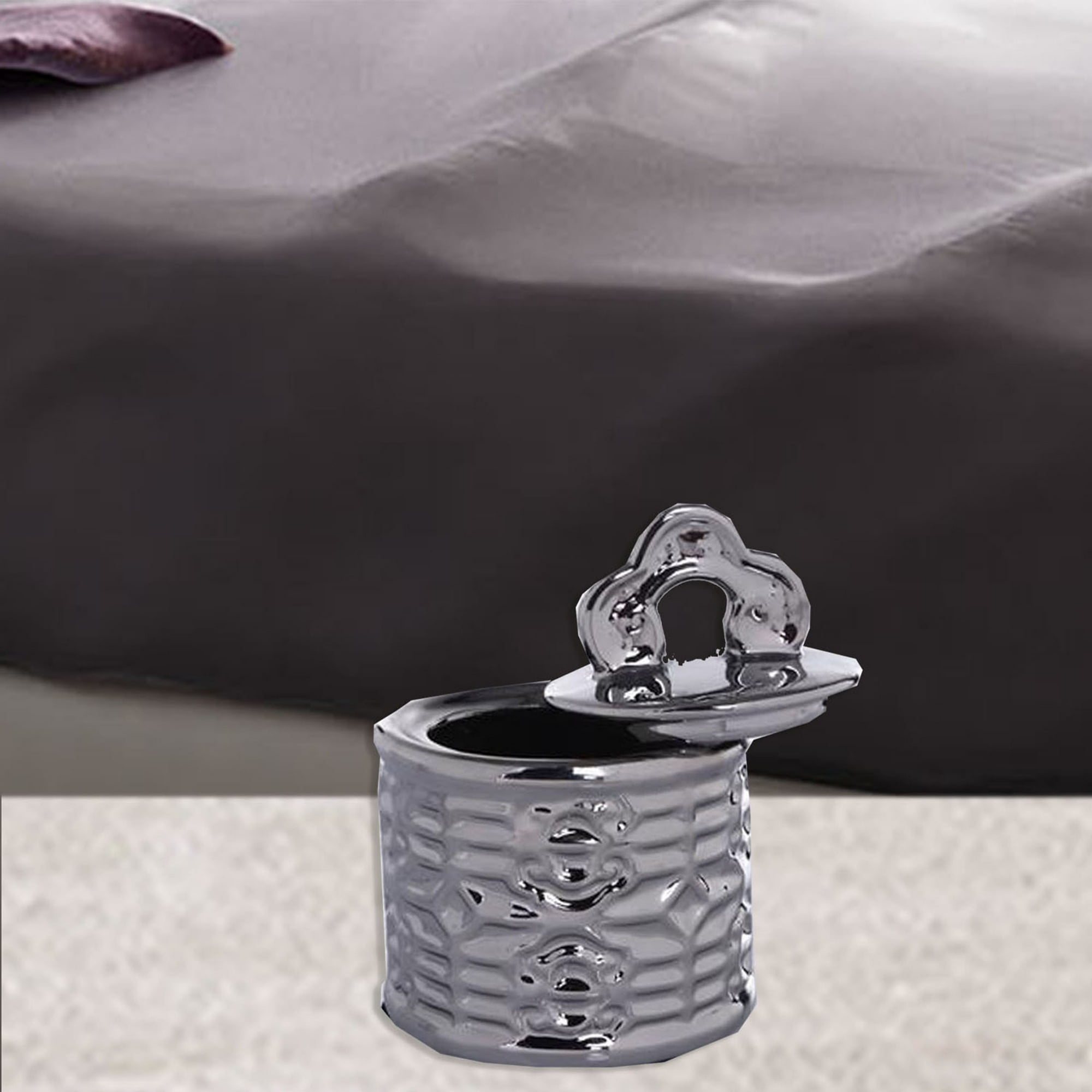 Mallorca - Joyero Decorativo Corona Silver Con Tapa