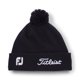 thumbnail image 4 of Gorro con Pom Pom para Hombre Titleist Tour Azul Marino y Blanco de Acrílico, 4 of 6