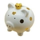 thumbnail image 1 of Hucha Regalo De Cumpleaños Caja De Ahorro De Dinero Figura De Cerdo De Escritorio Para El Hogar Niños Blanco, 1 of 3