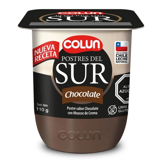 Postre Sabor Chocolate Del Sur Pote 110 g Colun