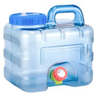 Magideal - Contenedores De Almacenamiento De Agua, Contenedor De Agua Para Acampar, De Agua Grande Portátil Con Grifo Para Acampar Al , Picnic,