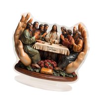 Magideal - Decoración De Mesa Acrílica, Letrero Decorativo, Estatuilla De Personaje Religioso, Estante De Vacaciones, Regalo Ideal, Adorno De Escritorio, Letrero