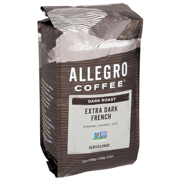 Café Allegro Molido Extra Oscuro Tostado Francés 340g