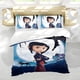 thumbnail image 5 of Coraline Conjunto de sábanas temático, trío de piezas, cómodo y amigable con la piel, diseño único, regalo de decoración para el hogar para familiares, amigos y fans,135cm *200cm, 5 of 6