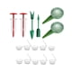 thumbnail image 2 of Mini Juego De Esparcidor De Semillas, Herramientas De Jardinería, Plantador De Semillas De Jardín Pequeño Y Ligero, 10 Cajas Transparentes, 2 of 3